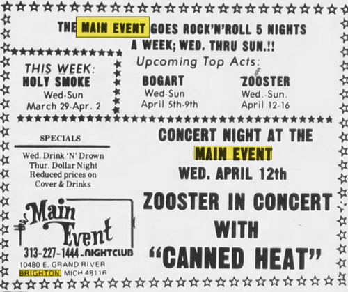 Main Event - Mar 1978 Ad